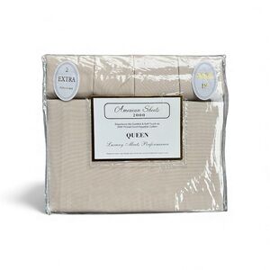 American Sheets 2000 Egyptian Cotton Queen Bedding Set new